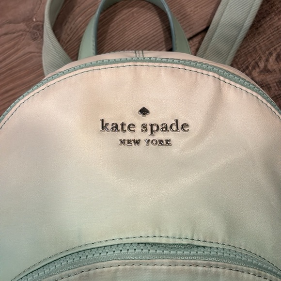Kate Spade Karissa Nylon Small Backpack Fiji Green Ombré - Picture 9 of 15